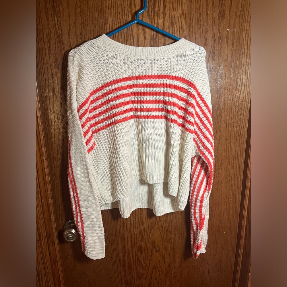 Aerie Pink Striped Women’s Sweater